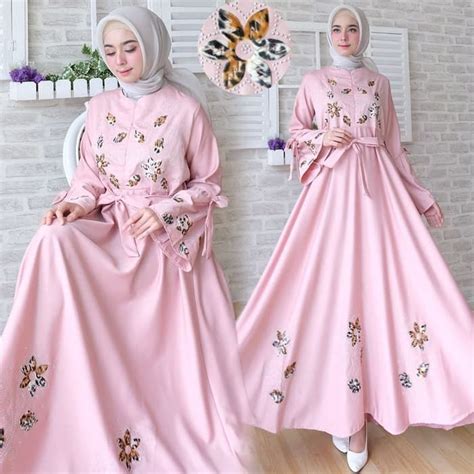 Baju Jubah Tangan Kembang