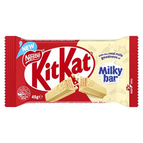 Nestle Kit Kat Chocolate White Milkybar 45g | BIG W