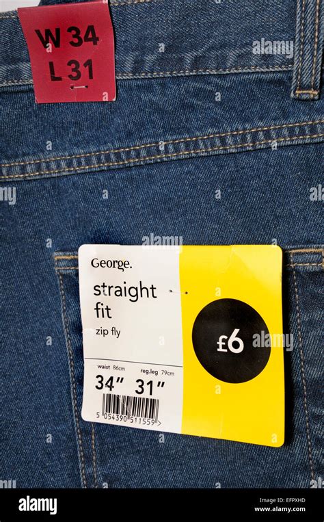 Cheap jeans bought at Asda Stock Photo - Alamy