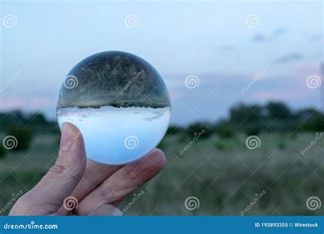 Beautiful Shot of Man`s Hand Holding a Crystal Ball Stock Image - Image of light, energy: 193893355