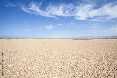 California Desert Dry Lake Stock Photo | Adobe Stock