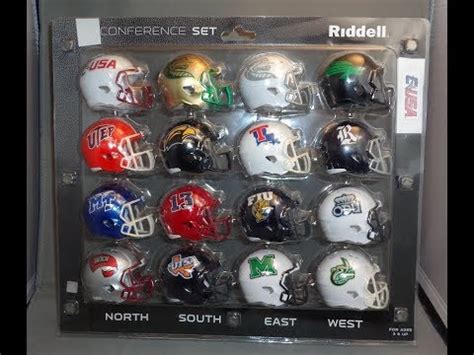 NFL Football: Nfl Mini Helmet Set Display Case