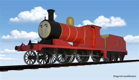 (RWS) James the Red Engine by AgentFurballModels on DeviantArt