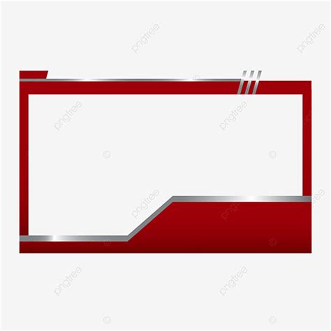 Technology Borders Clipart Hd PNG, Red Frame Technology Border, Frame, Border, Red PNG Image For ...