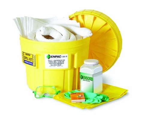 Oil & Chemical Spill Kits - 4drum Poly Slim Line 6000 Spill Pallet With ...