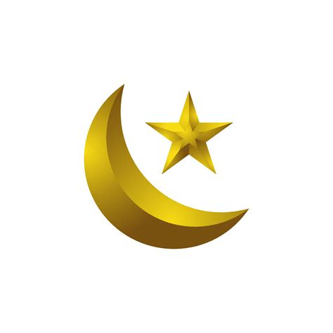 Half moon and star icon. Moonstar logo. Moonstar vector illustration. 12463168 Vector Art at ...