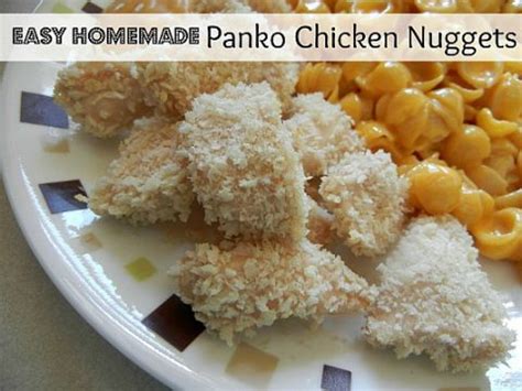 Easy Homemade Panko Chicken Nuggets – Moments With Mandi