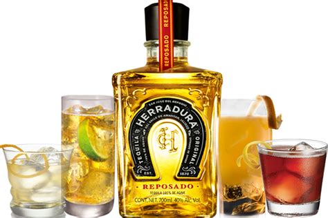 Tequila Herradura Reposado y 4 cocteles muy tequileros