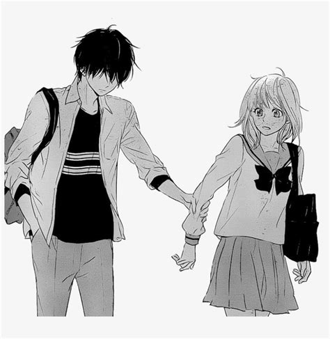 Sad Couple Png Pic - Anime Girl And Boy - 816x777 PNG Download - PNGkit