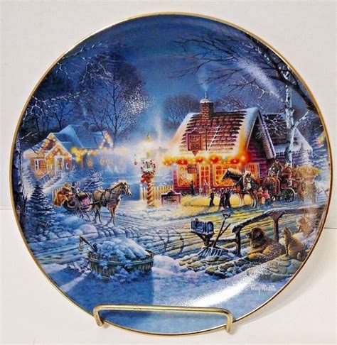 "Sweet Memories" Plate - 1999 Terry Redlin's Annual Christmas Series - No COA | Sweet memories ...