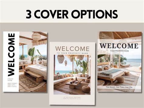 Airbnb Welcome Book Design Template | Upwork