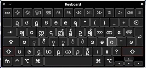 Myanmar key "ဂ" missing in Japanese Keybo… - Apple Community