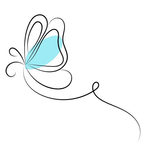 Butterfly Logo Vector, Cute Butterfly, Butterfly Liner, Cartoon Butterfly PNG and Vector with ...