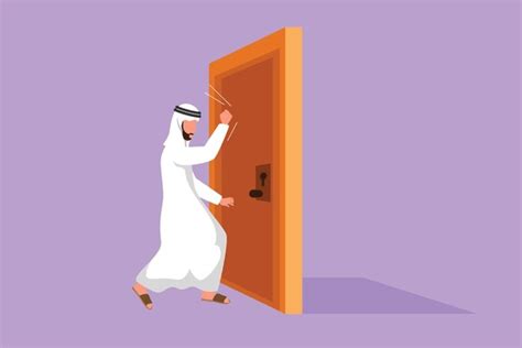 Arab Man Knocking On Door: Over 5 Royalty-Free Licensable Stock Vectors ...