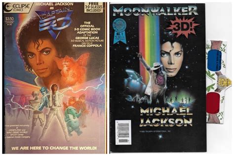 Michael Jackson ‘Captain EO’ & ‘Moonwalker’ Comic Books - Michael ...