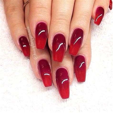 The 25+ best Red ombre nails ideas on Pinterest | Christmas acrylic ...