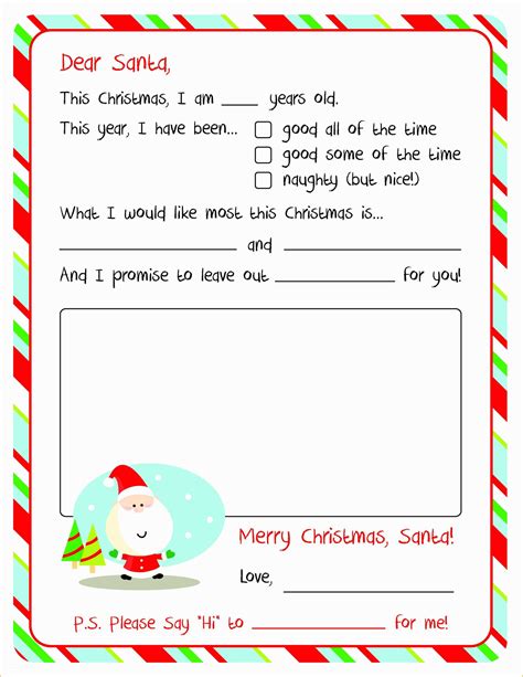 Free Christmas Letter Templates Of Letter to Santa – Free Printable Christmas Ideas ...