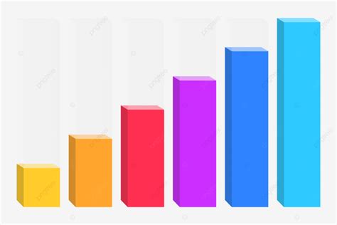 Diagram Batang Infografis Berwarna Warni Vektor, Grafik Batang, Tabung Infografis, Warna Warni ...