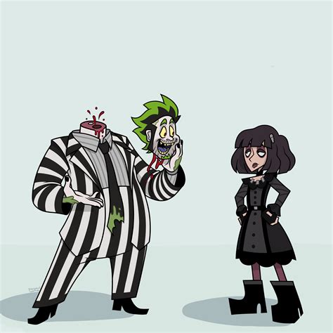 Beetlejuice and Lydia by Stardust-Weirdo on Newgrounds