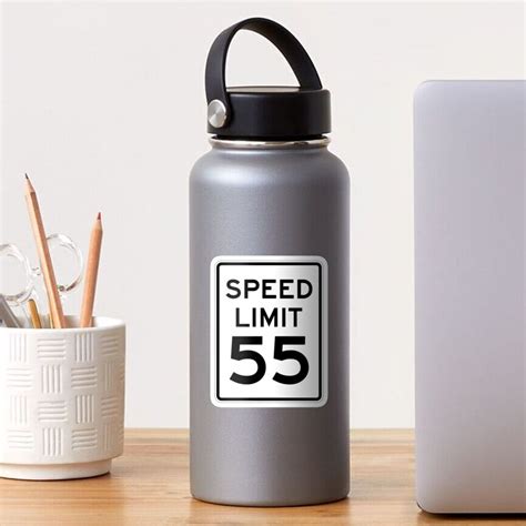 "Speed Limit 55 MPH Sign" Sticker for Sale by CarGear | Redbubble