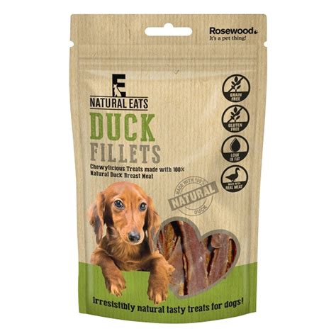 Natural Eats Dog Treats - Duck Fillets 80g | Dog Food & Treats