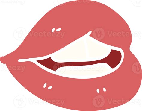 cartoon doodle pink lips 45116442 PNG