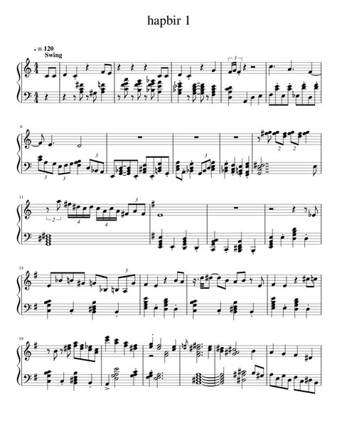 Happy Birthday (Jazz Arrangement) Sheet music for Piano (Solo) | Musescore.com