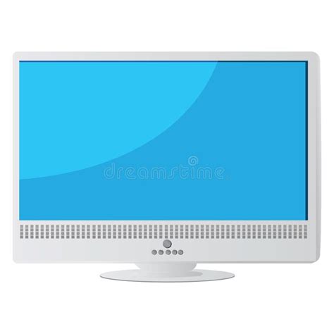 Flat screen lcd tv monitor stock vector. Illustration of plasma - 39062751