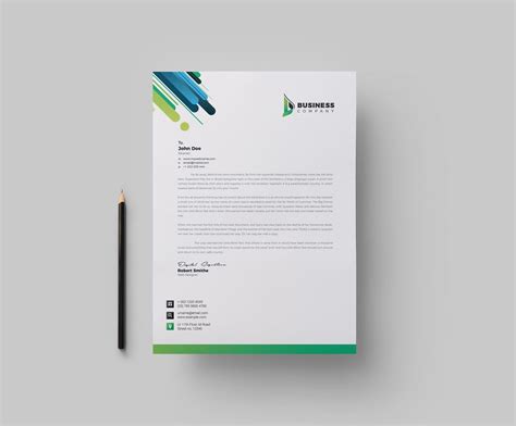 Best Corporate Letterhead Design Template 002165 - Template Catalog ...