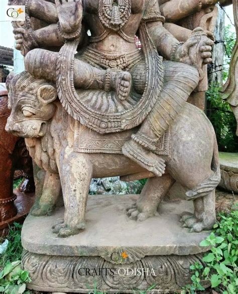 POWERFUL DURGA DEVI MURTI WITH LION 6 FEET, Temple at Rs 280000.00 in Puri