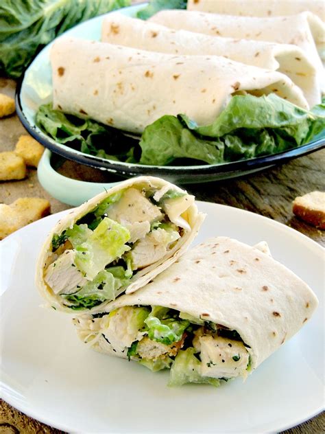 Chicken Caesar Salad Wraps | Bobbi's Kozy Kitchen