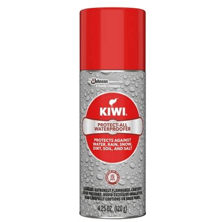 KIWI Protect-All Waterproofer Spray - Waterproof Spray for Shoes (1 Aerosol), 4.25 oz - Walmart.com