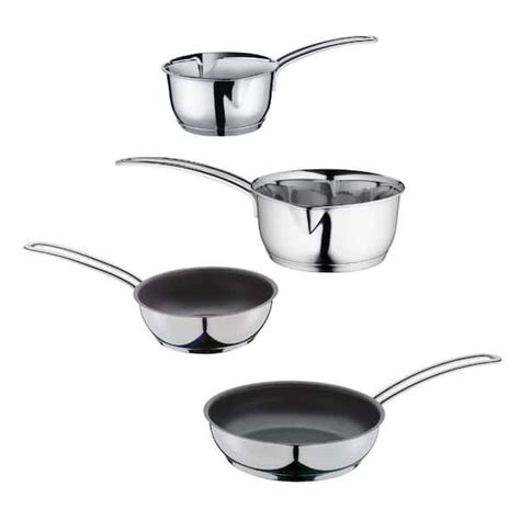 Frieling 4-Piece Cookware Set, Stainless Steel, Induction Ready K2370-SET3 - The Home Depot