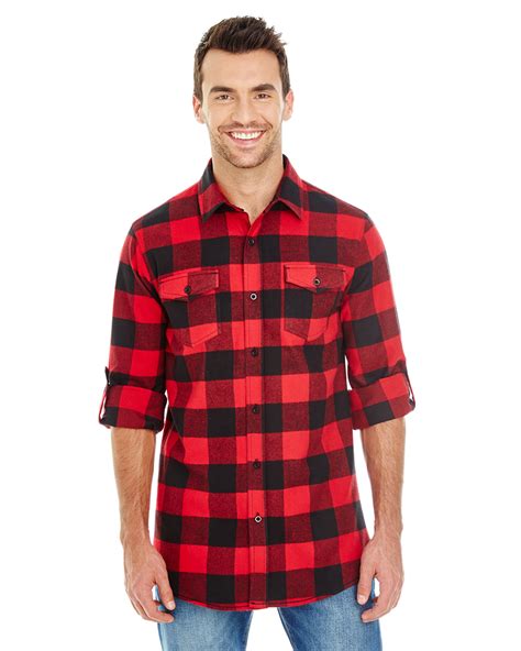 Burnside B8210 | Men's Plaid Flannel Shirt | ShirtSpace