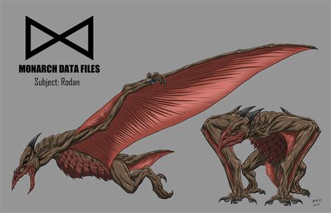 Monarch Data Files: Rodan by KaijuDuke on DeviantArt