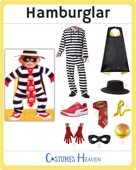 Last-Minute Hamburglar Costume Idea | Hamburglar costume, Cute couple halloween costumes, Costumes