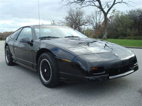 1988 PONTIAC FIERO GT! BLACK! LOW MILES! ORIGINAL! NO RESERVE! for sale ...