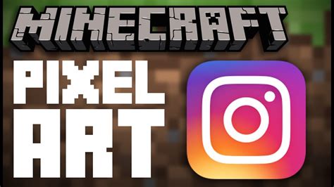 Instagram Logo - Minecraft Pixel Art Speed Build - YouTube