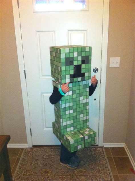 Minecraft Creeper Costume Oct 2012 Halloween 2013, Birthday Halloween Party, Halloween Hacks ...