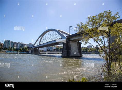 The Merivale Bridge is a double track railway bridge over the Brisbane ...