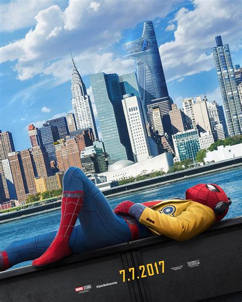 New Spider-Man: Homecoming Poster -- Homework Can Wait. The City Can’t.