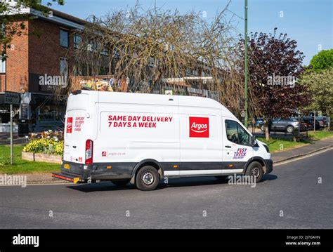 Argos fast track delivery van in England, UK Stock Photo - Alamy