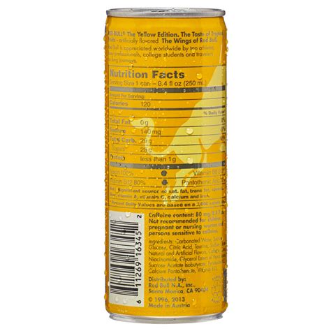 Red Bull Tropical 8.4oz Can : Drinks fast delivery by App or Online