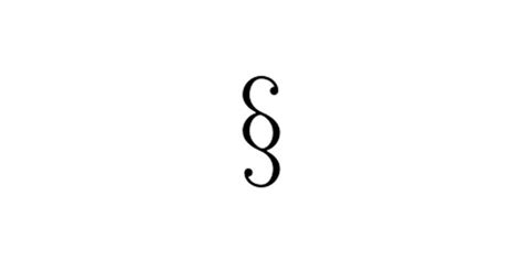 Printable Section Sign Symbol – PrintableAll