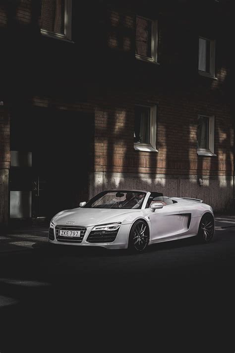 Audi, car, white, road, HD phone wallpaper | Peakpx