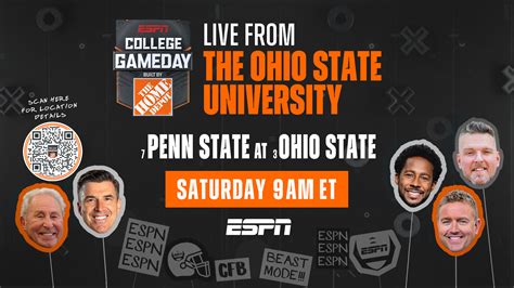 ESPN’s College GameDay Built by The Home Depot Returns to Ohio State for a Record 23rd Visit ...