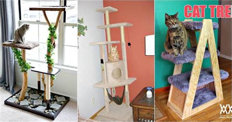 20 Free Homemade DIY Cat Tree Plans - DIY Crafts