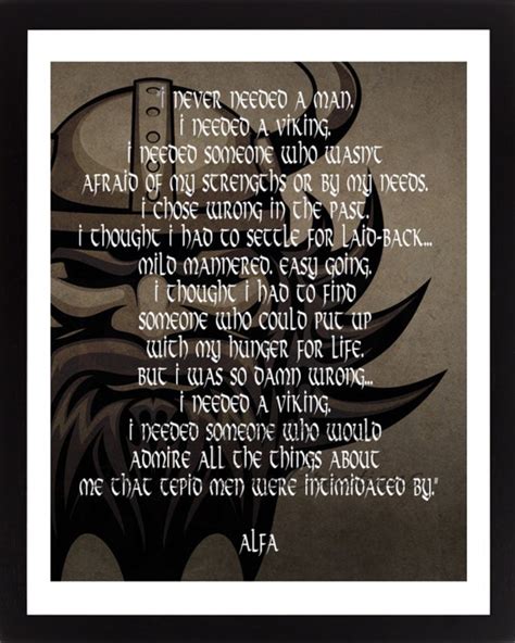 Man Viking Love Heart Alfa Love Quotes Celticpagan - Etsy UK