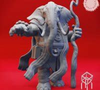 "dnd loxodon druid" 3D Models to Print - yeggi