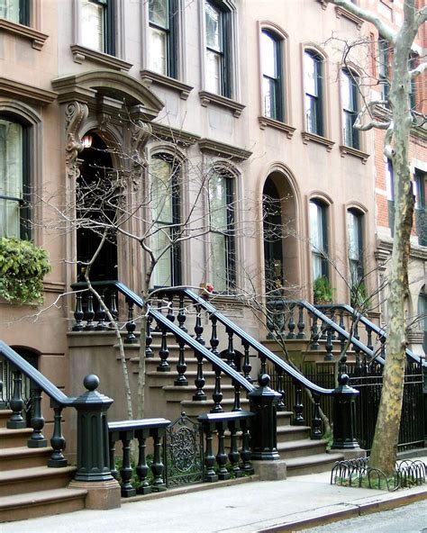 Greenwich Village Brownstones NYC. If I ever lived in NY, I would definitely live in a ...